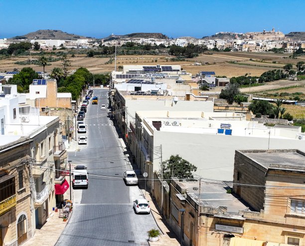 Sannat Square from above