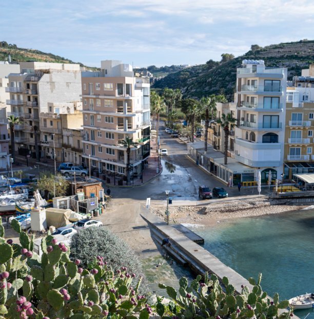 A serene view of Xlendi valley