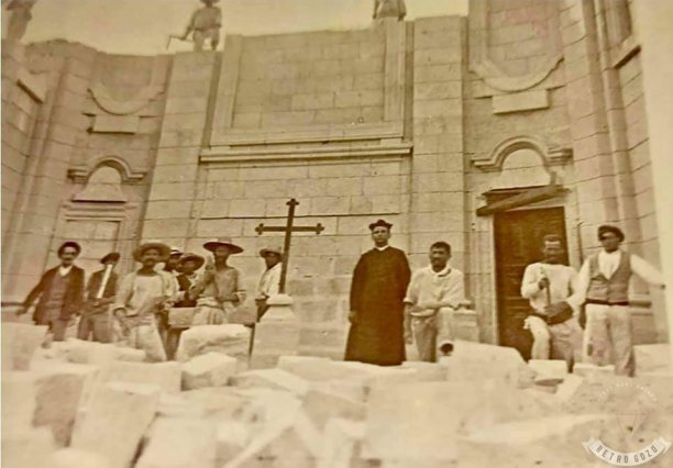 Construction of Munxar church