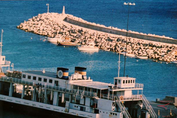 MV Melitaland at Mġarr Harbour