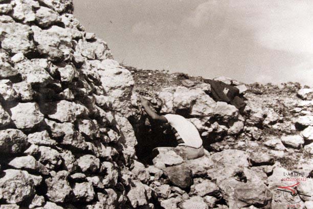 Remains of old building upon Ta’ Dbieġi hill
