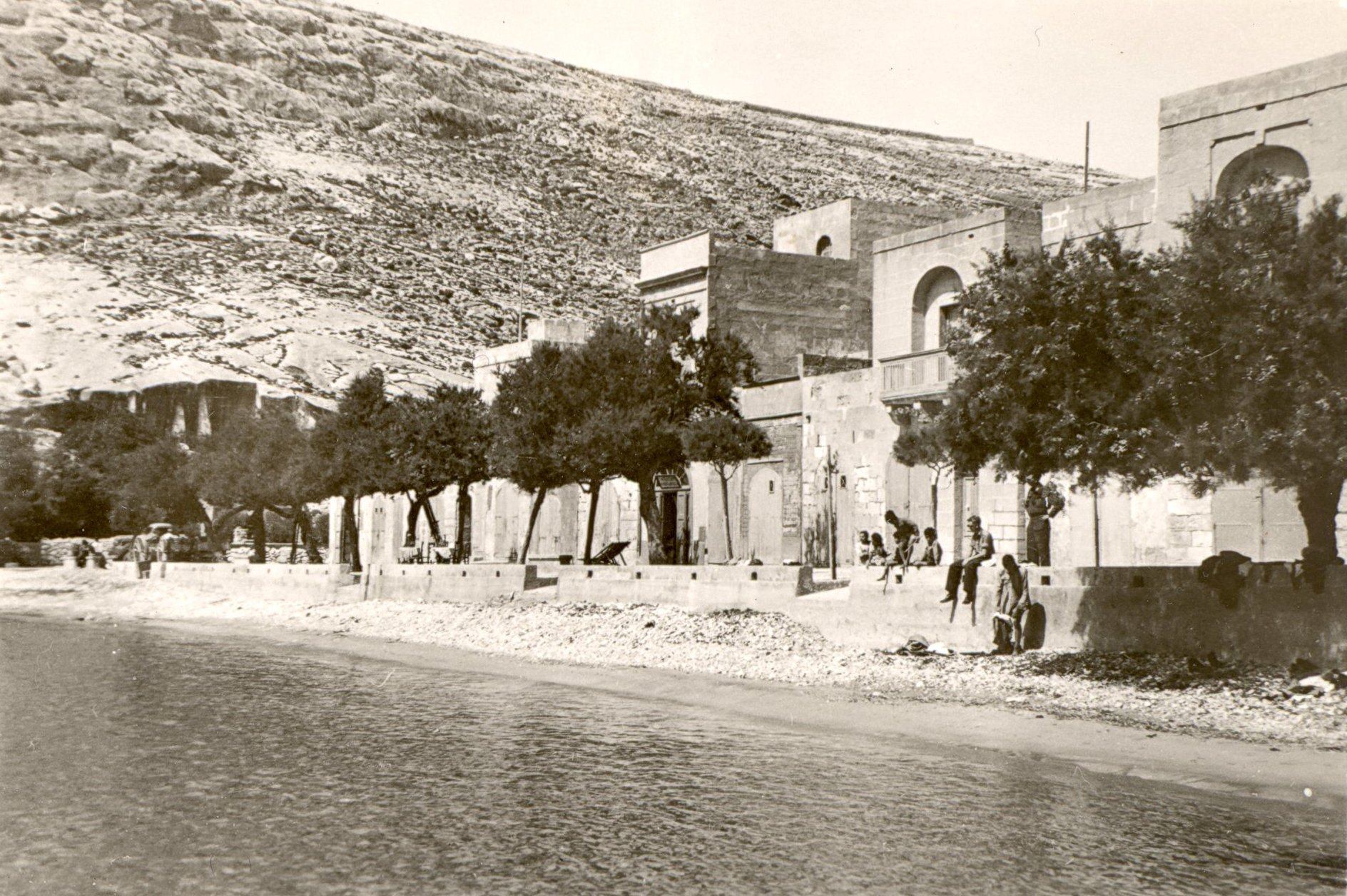 Seaside promenade in Xlendi bay