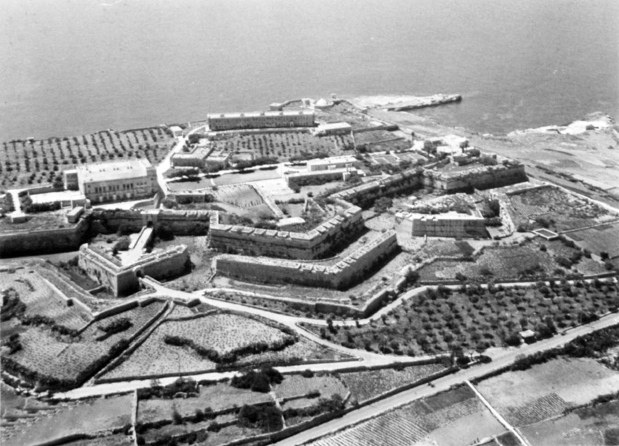 Aerial view of Fort Chambray