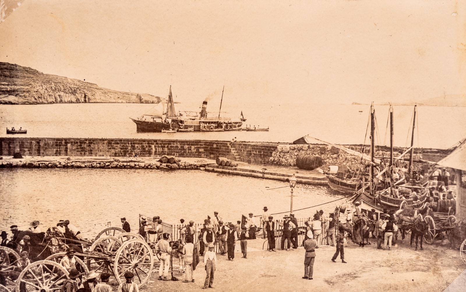 Mġarr Harbour in the 19th Century