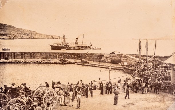 Mġarr Harbour in the 19th Century