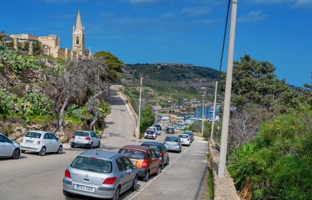 Mġarr road near Lourdes chapel