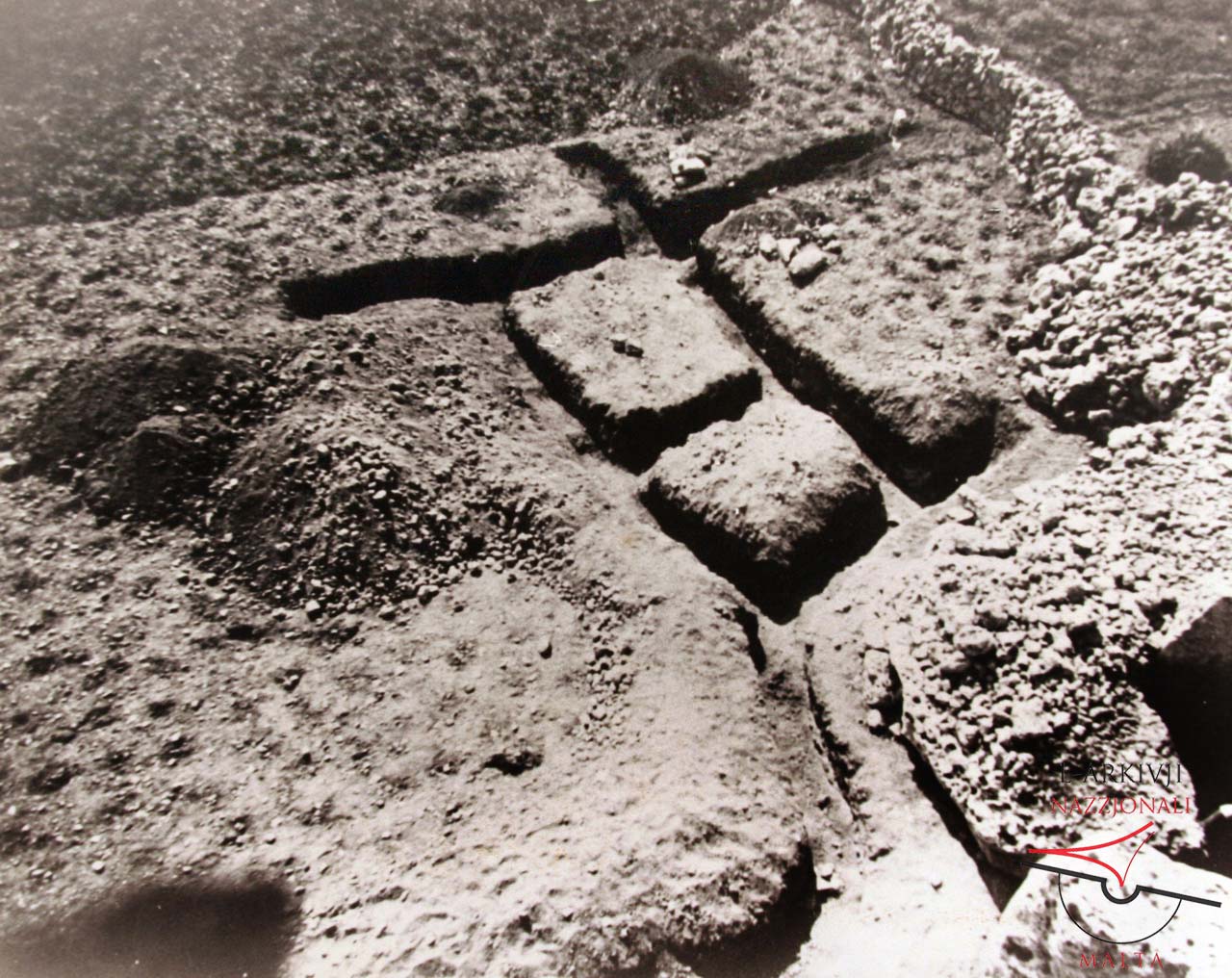 Ġgantija Temples' original floor plan