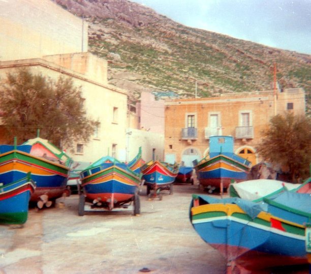 Traditional fishing boats in Xlendi