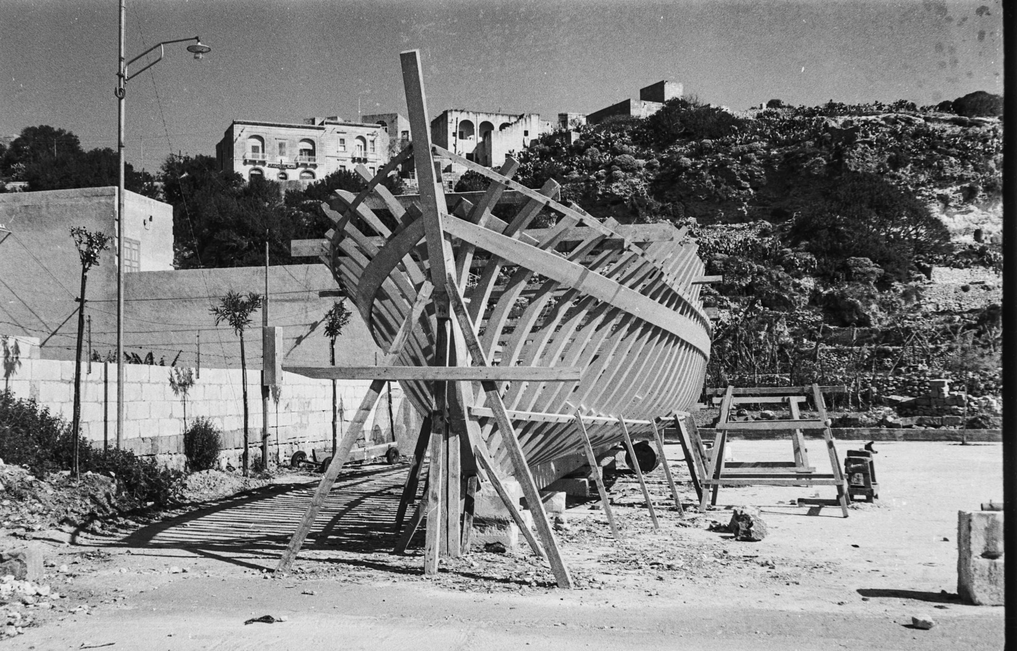 Boat Construction at Mġarr Harbour