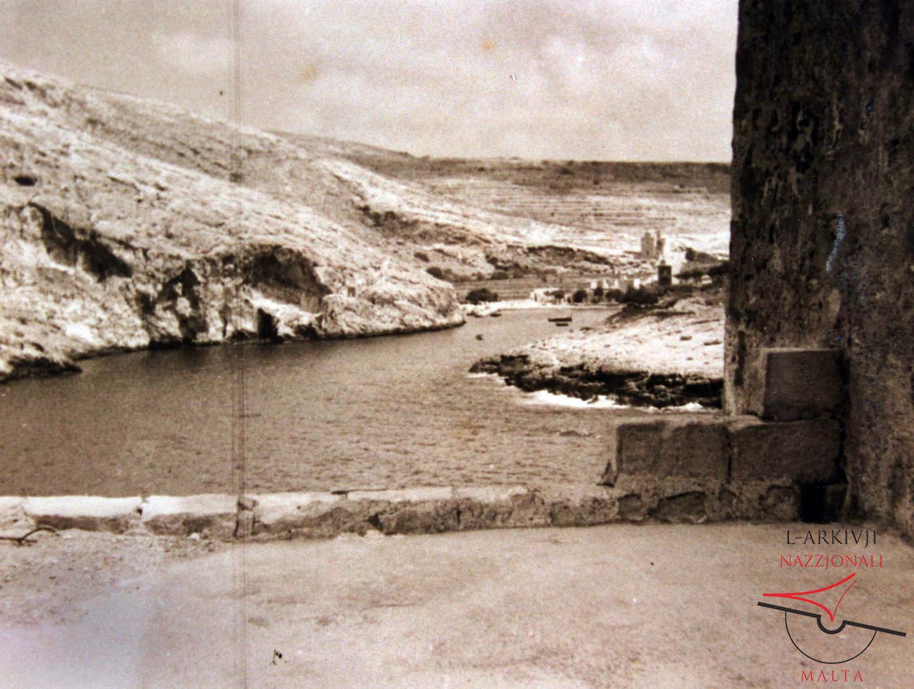 Xlendi bay from tower