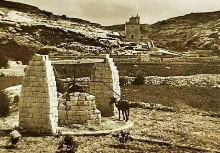 Traditional water wheel in Xlendi