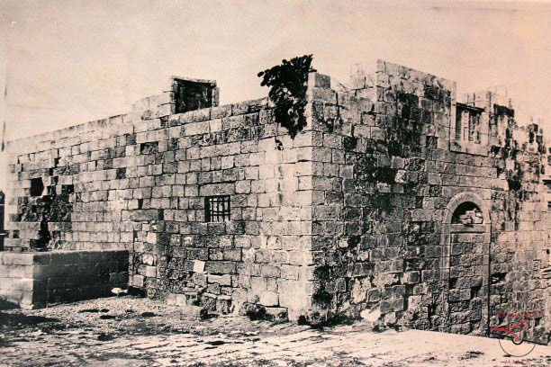 Casa Bondì, from St Michael Bastion, before restoration