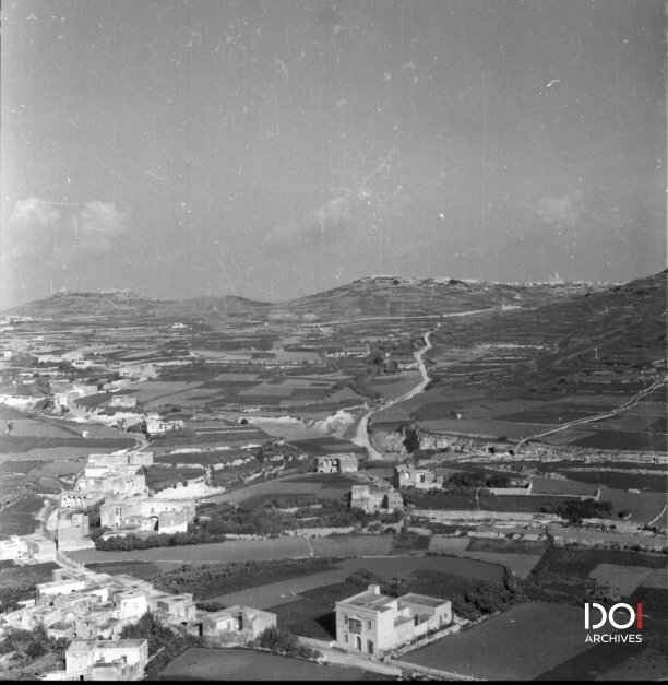 View towards Żebbuġ from the Citadel