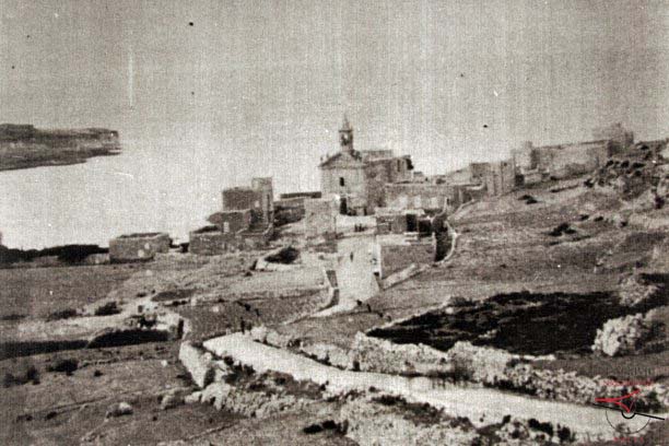 Xagħra-Marsalforn road and St. Paul’s Church