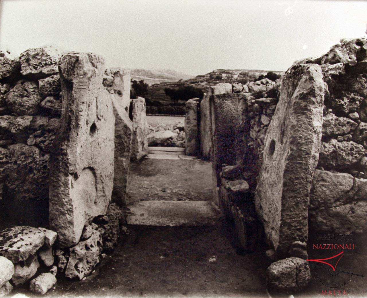 Ġgantija's North Temple entrance