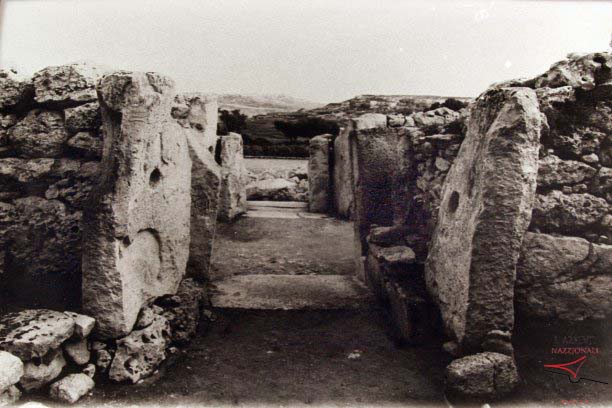 Ġgantija's North Temple entrance