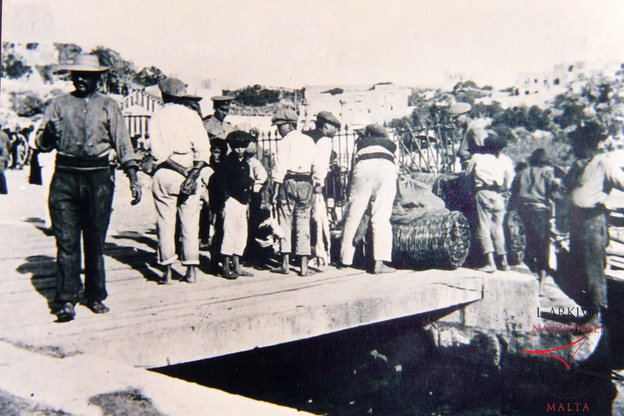 Bustling activity at Mġarr Harbour