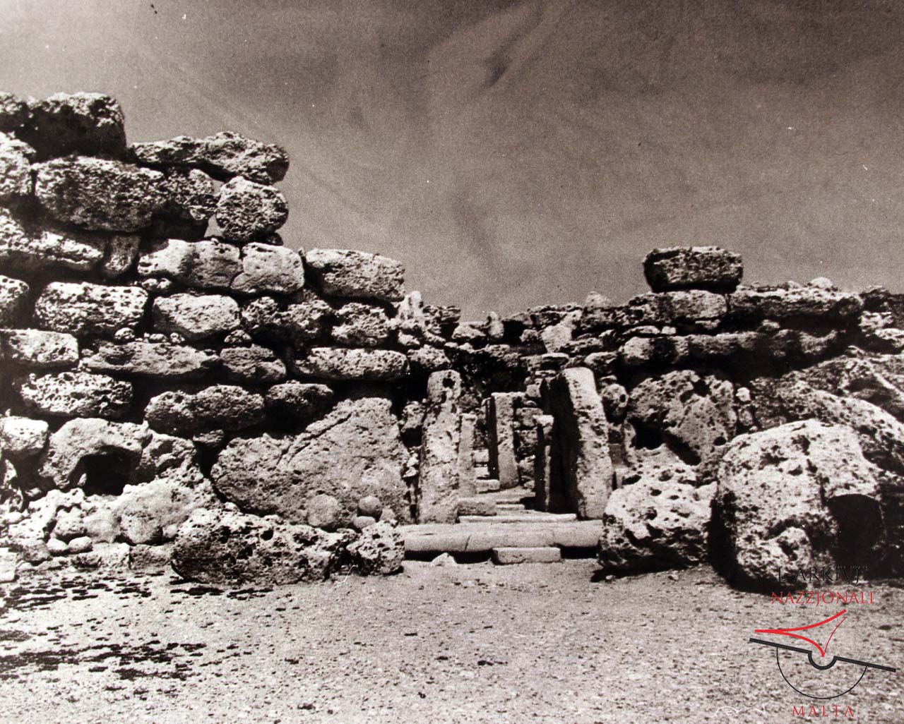 Ġgantija's South Temple entrance