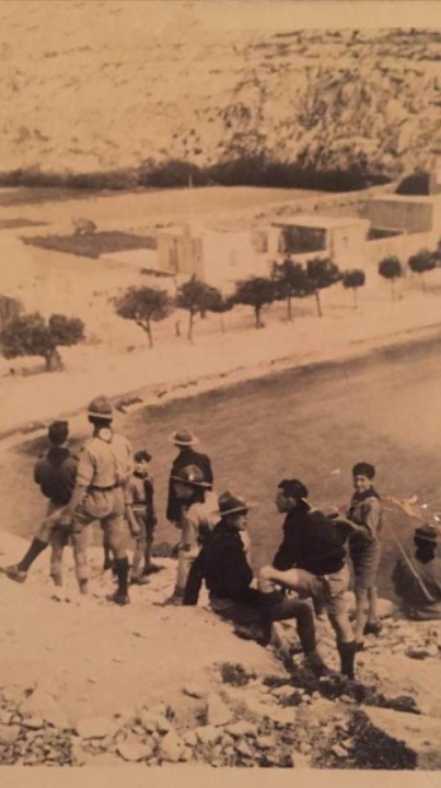 Scouts gather by Xlendi bay