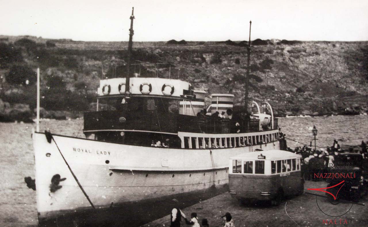 Royal Lady at Gozo quay