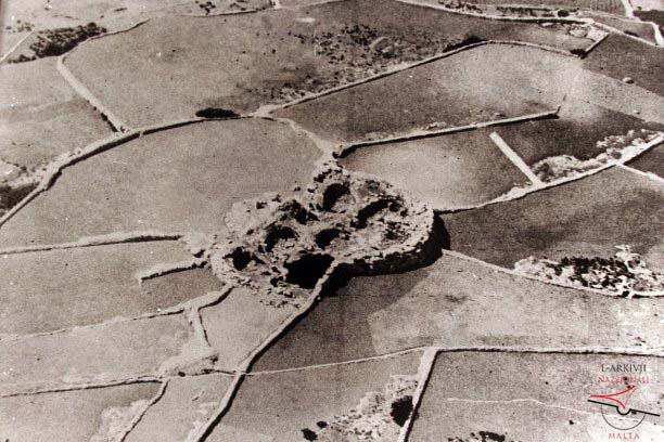 Ġgantija Temples aerial view