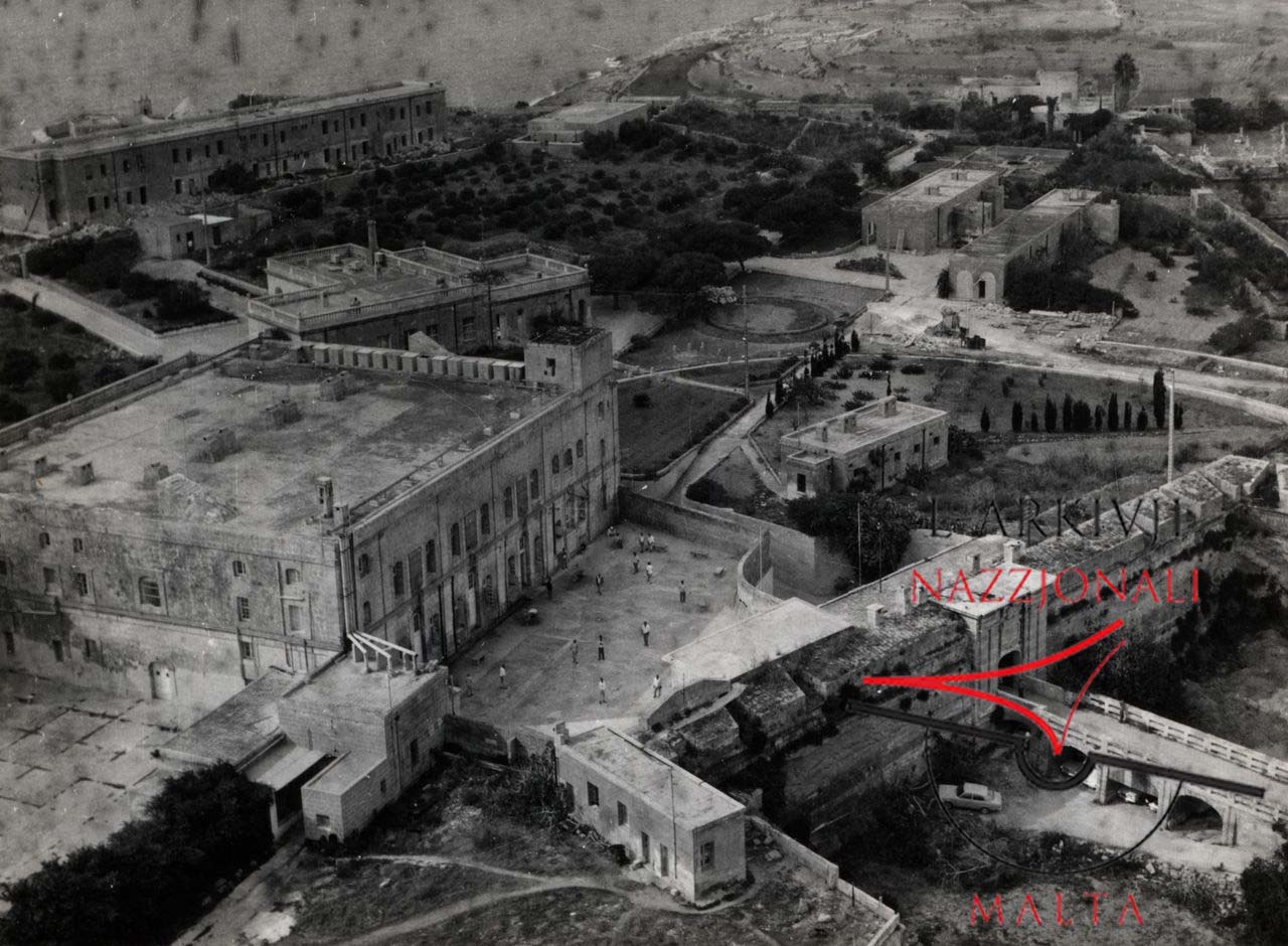 Main entrance of Fort Chambray