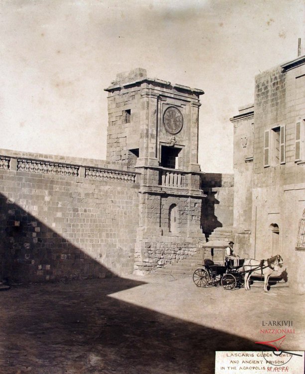 Lascaris Clock Tower in the Citadel