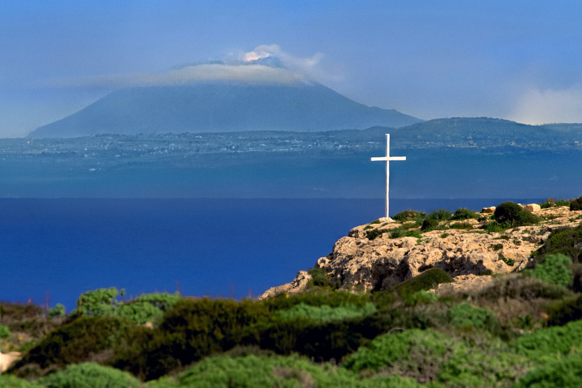 View of Etna from Nadur