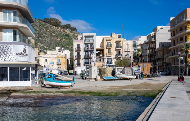 Modern Xlendi waterfront