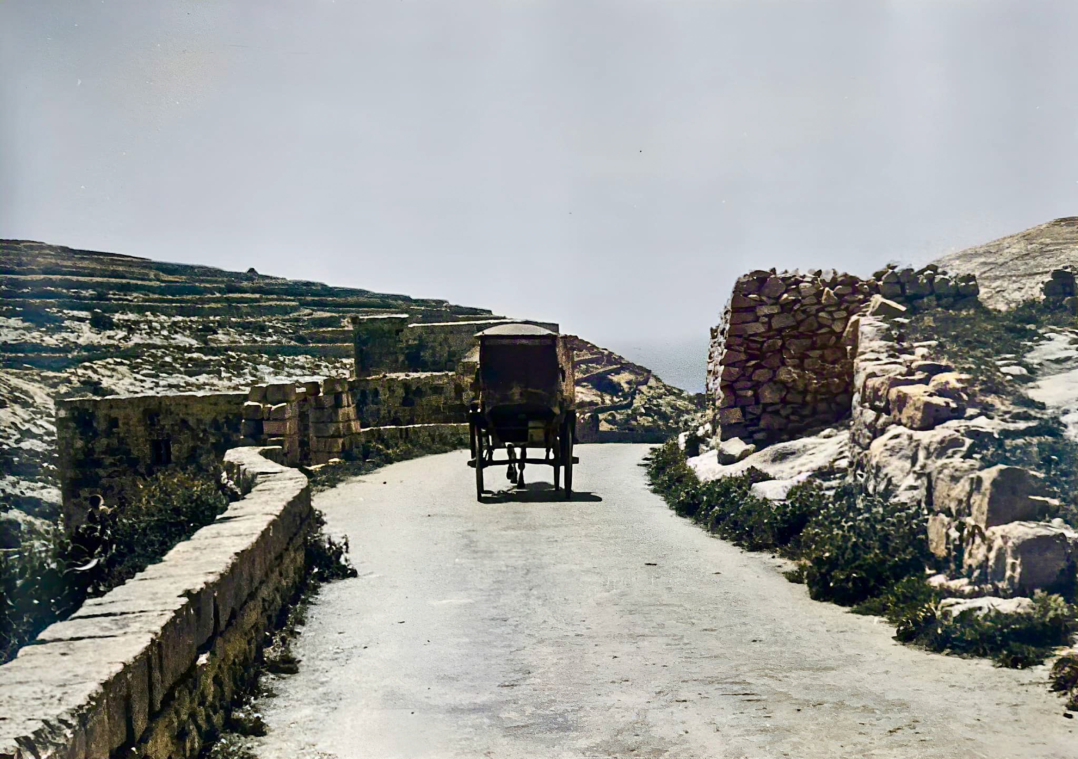 Karozzin journey from Fontana to Xlendi