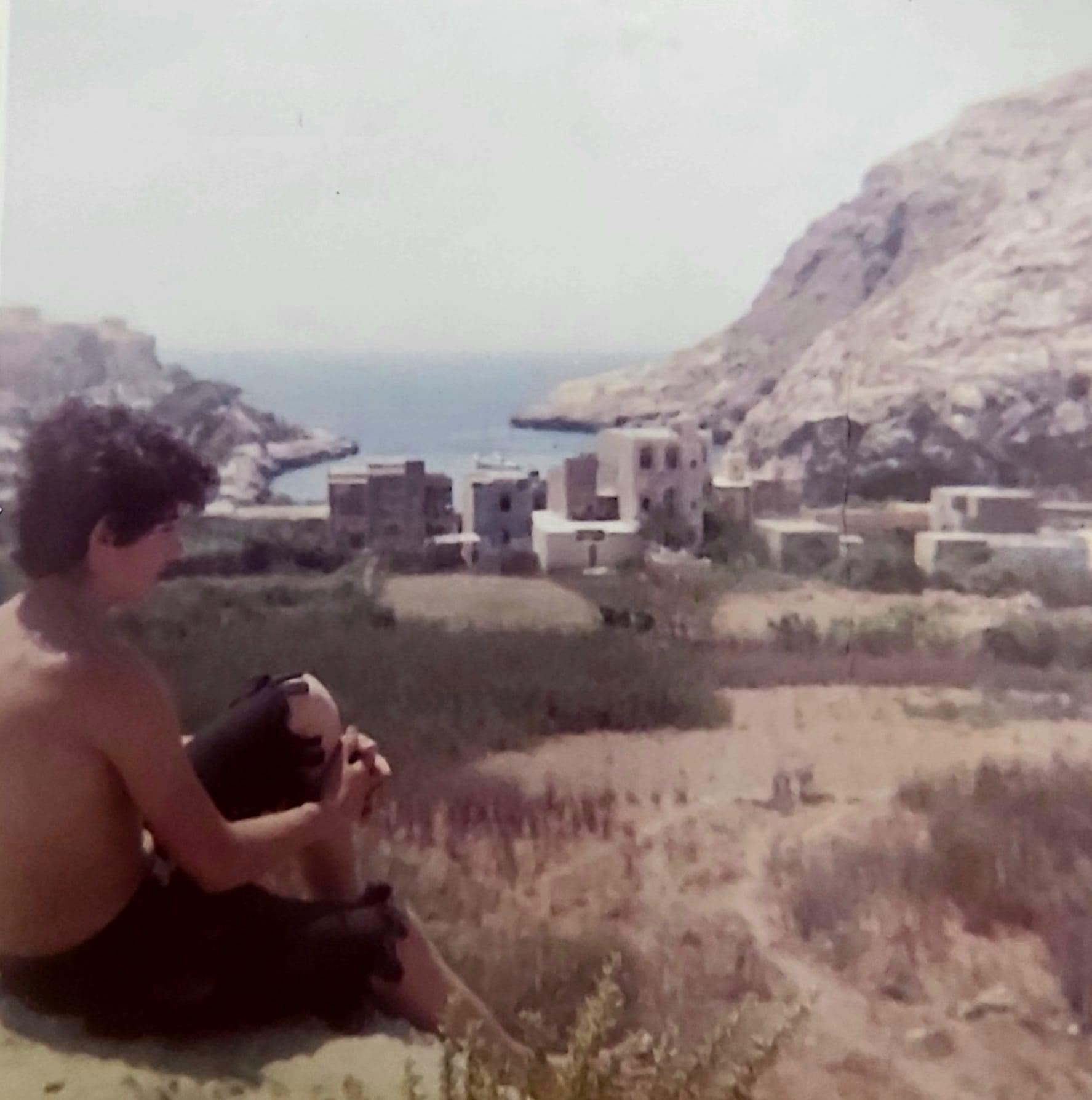 Overlooking Xlendi bay from the hills