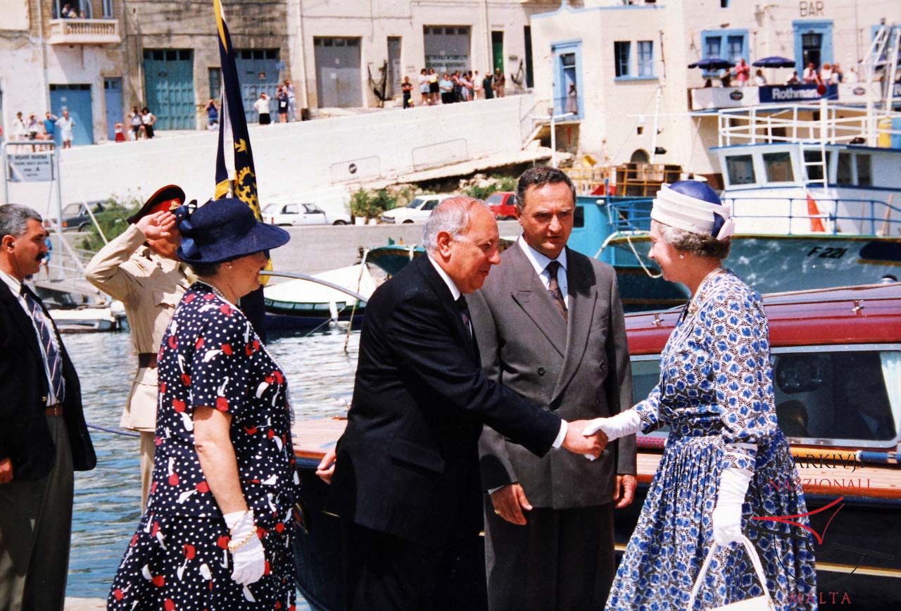 Queen Elizabeth II at Gozo