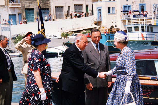 Queen Elizabeth II at Gozo