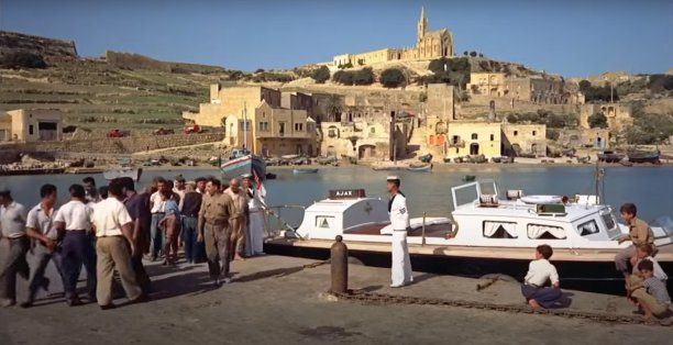 Scene from the film 'The Battle of the River Plate'