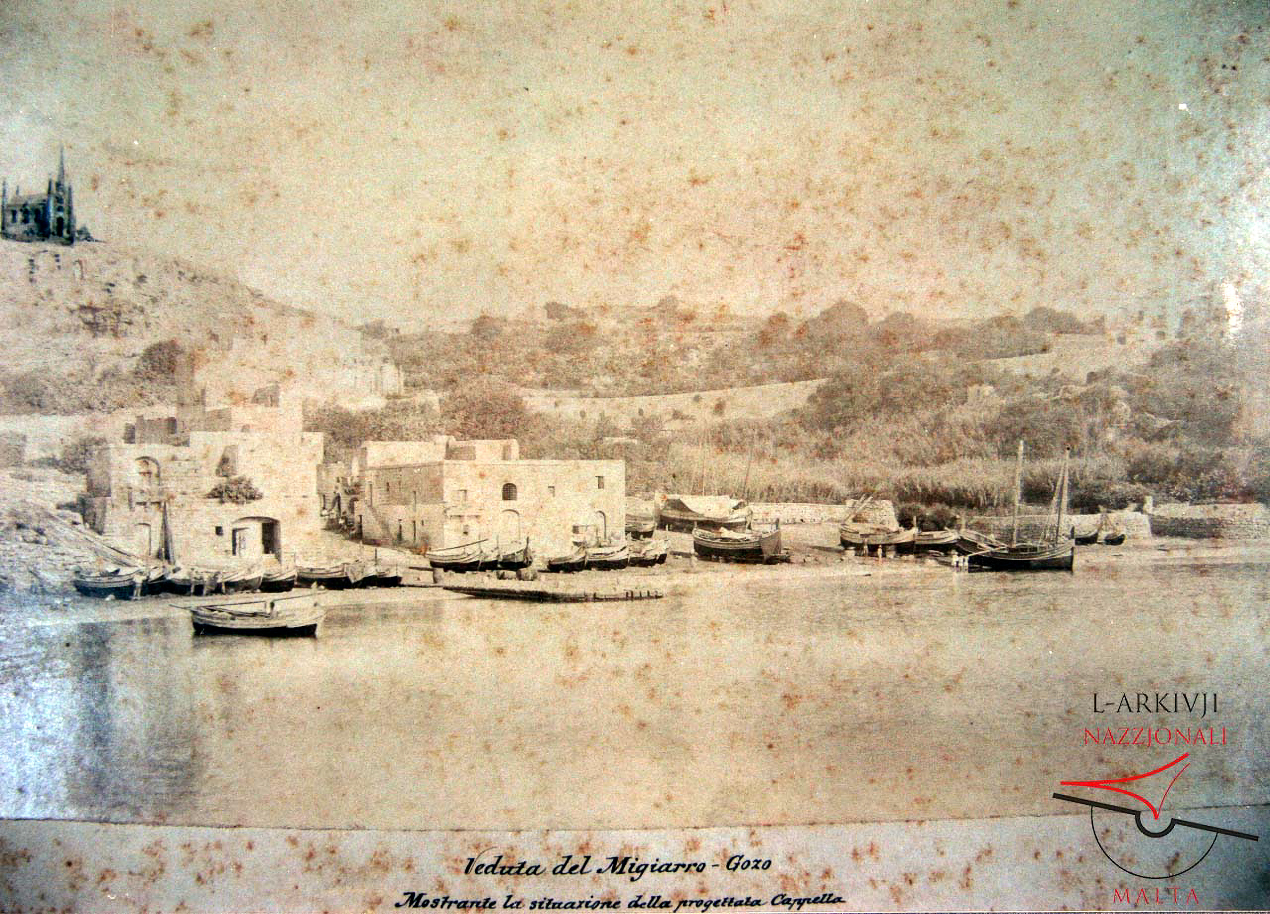 View of Mġarr Harbour