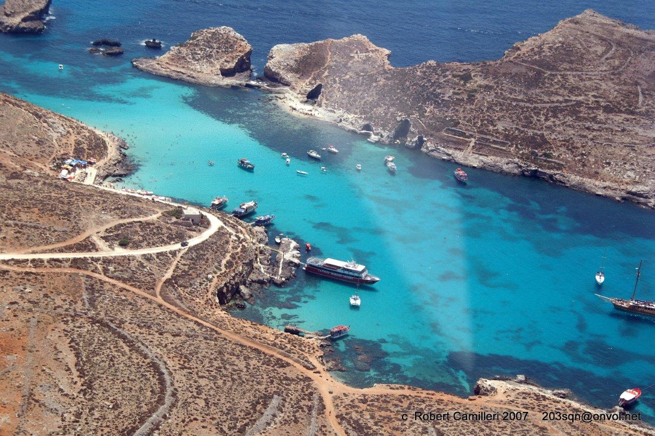 Aerial view of Blue Lagoon