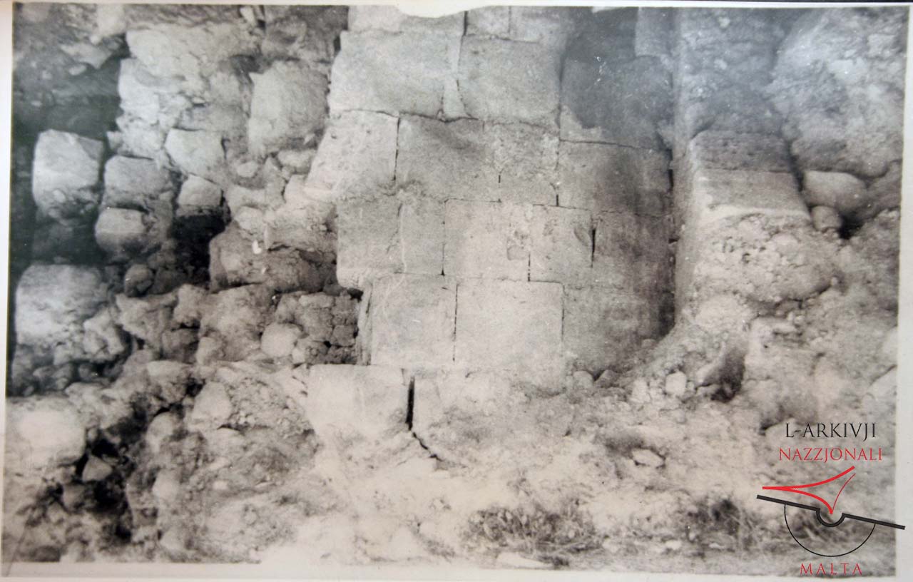 Foundations beneath building at the Citadel
