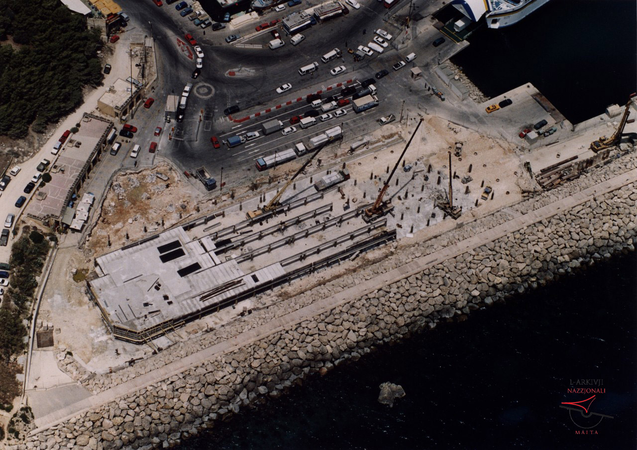 Mġarr Ferry Terminal construction