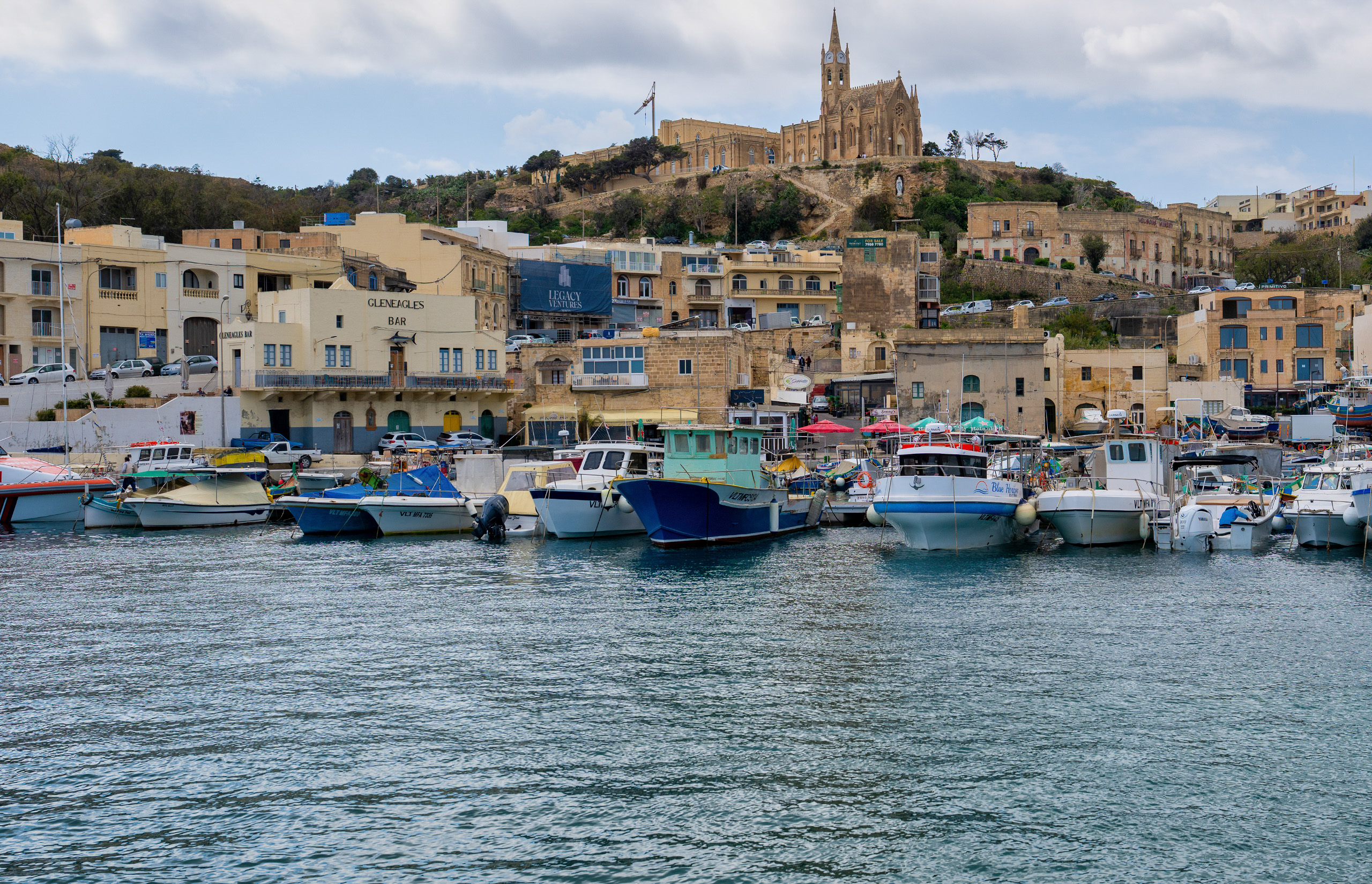 View of Mġarr Harbour