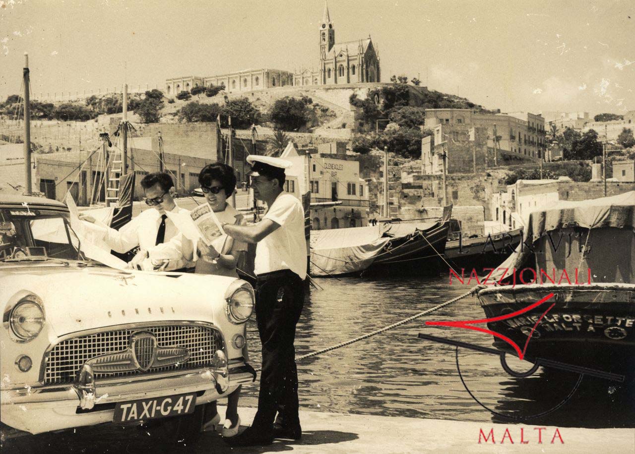 Taxi at Mġarr Harbour