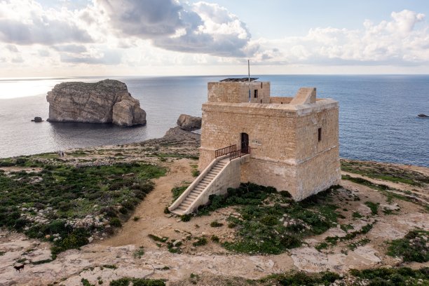Dwejra Tower & Fungus Rock