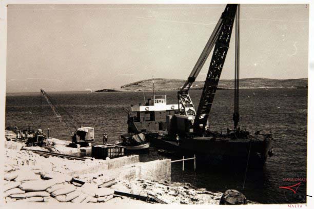 Building of desalination plant