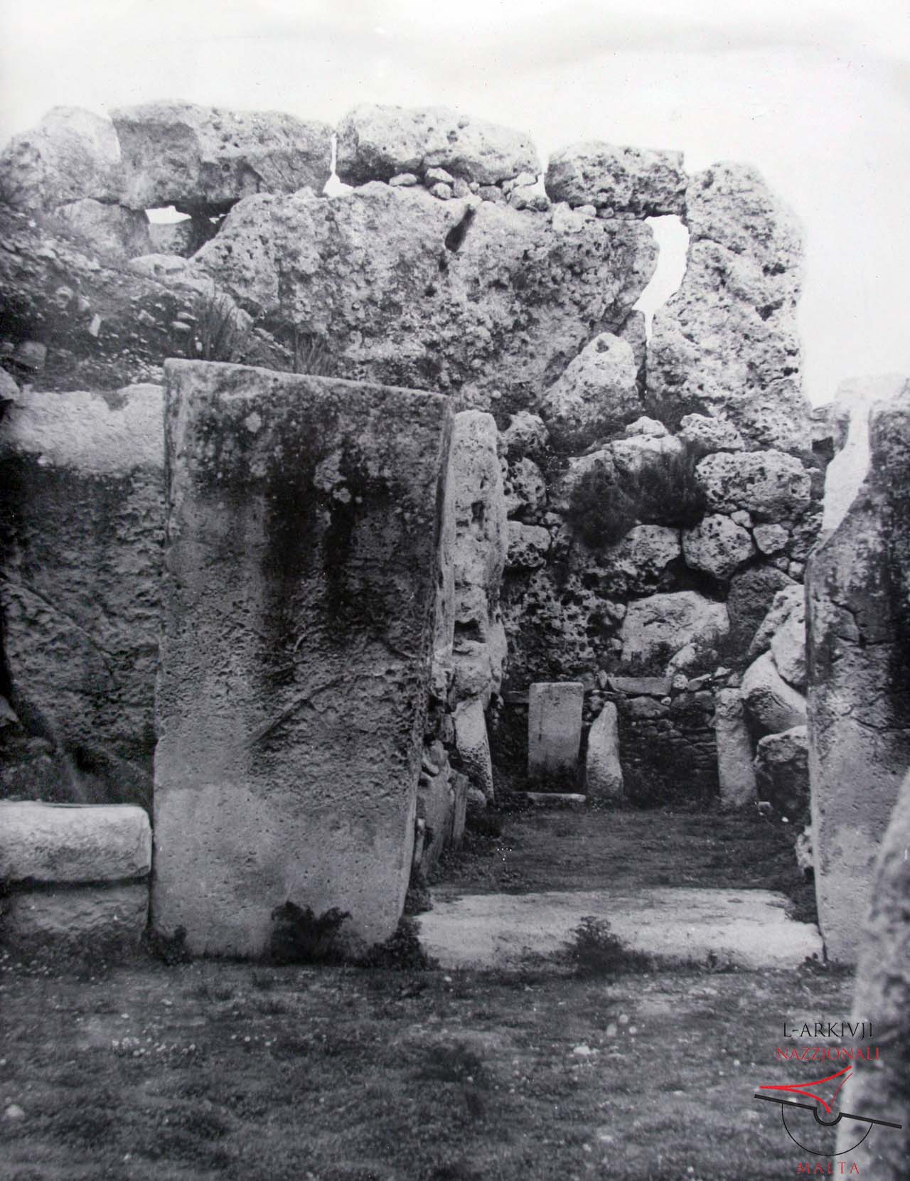 Back Apse of the north temple in Ġgantija