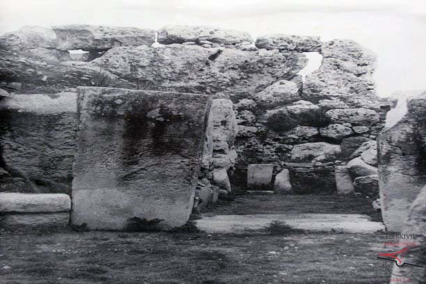Back Apse of the north temple in Ġgantija