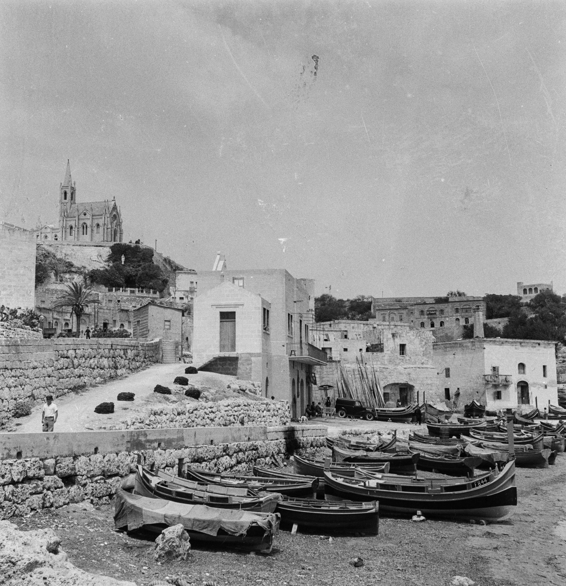 Traditional boats at Mġarr Harbour