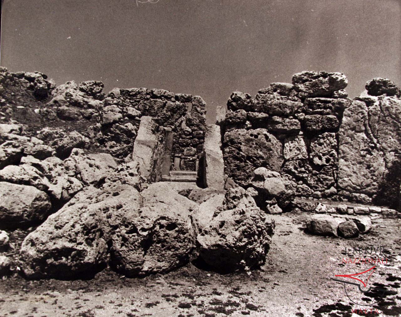 Ġgantija's North Temple entrance