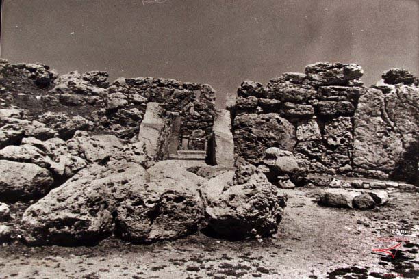 Ġgantija's North Temple entrance