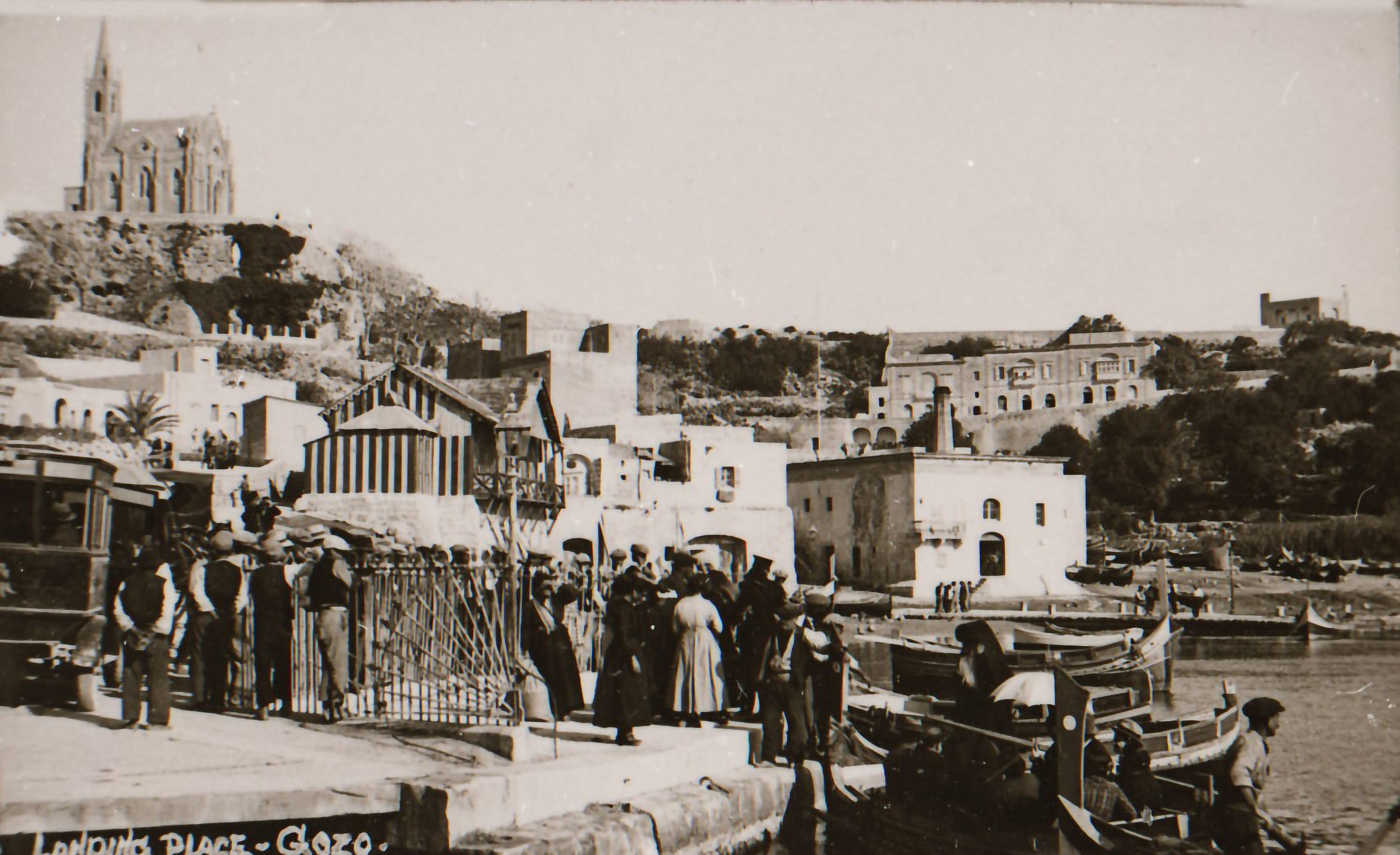 Mgarr Harbour in early 20th century