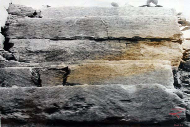 Punic wall remains at the Citadel