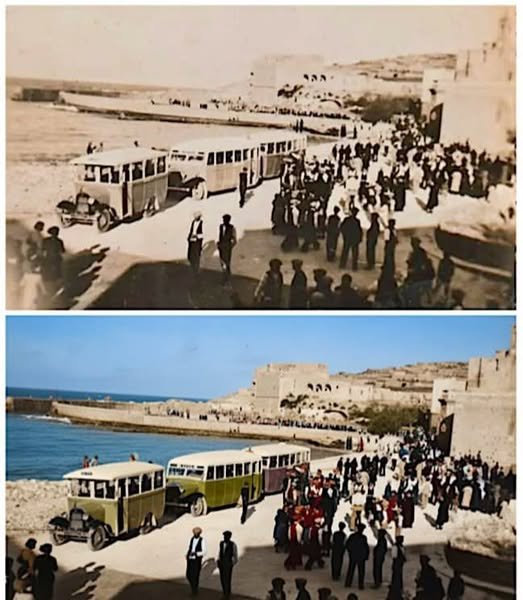 Marsalforn bus arrival